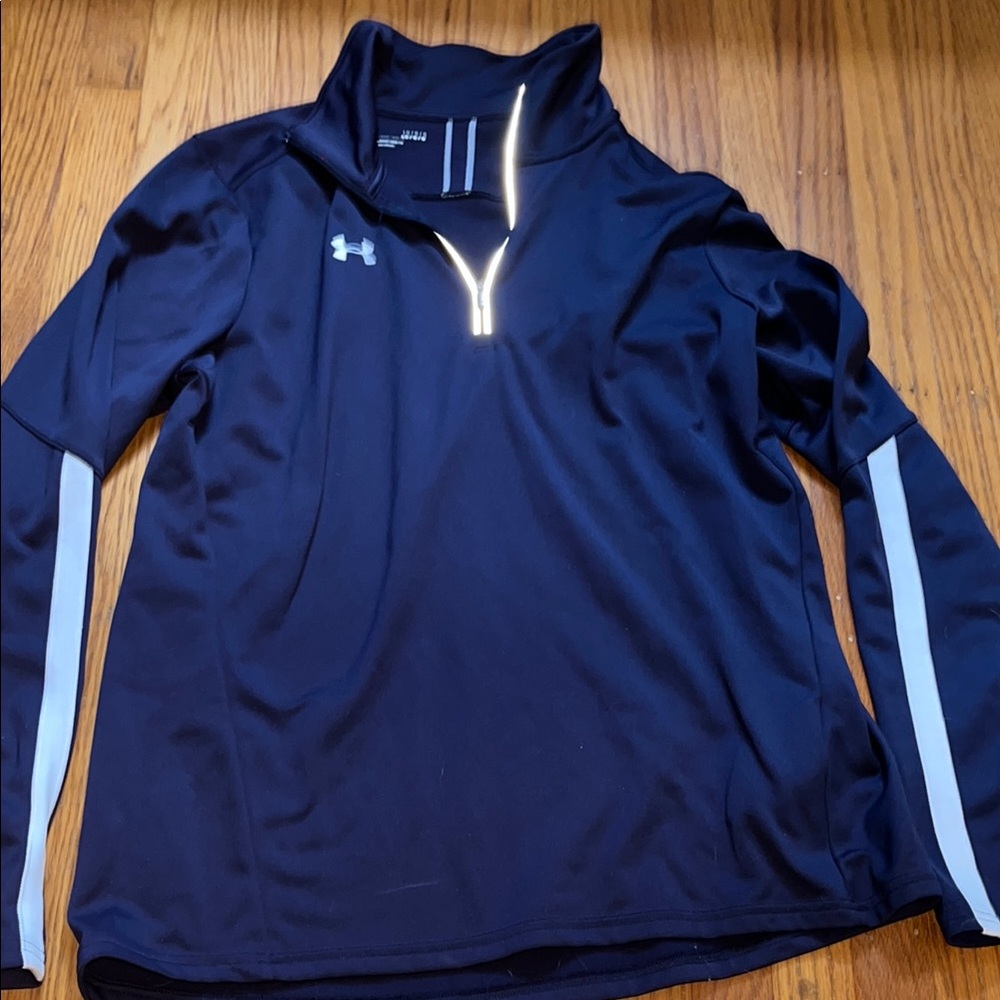 Under Armour Black and White Performance Pullover